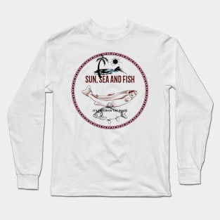 Sun Sea and Fish Long Sleeve T-Shirt